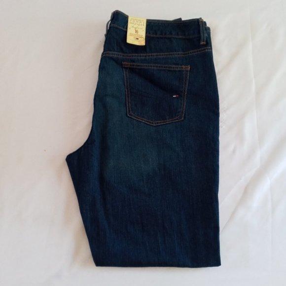 Tommy Hilfiger Boyfriend Bootcut easy fit Jeans NWT Size 16 - Picture 9 of 11